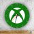Xbox okrúhle sklenené nástenné hodiny