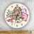 Pusheen - okrúhle sklenené nástenné hodiny
