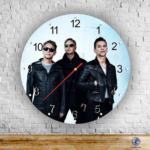 Depeche Mode - okrúhle sklenené nástenné hodiny