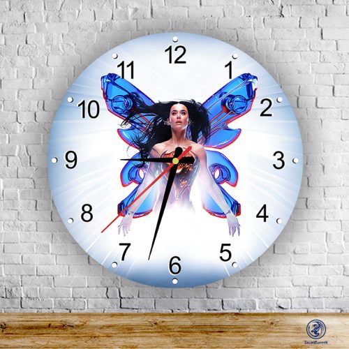 Katy Perry - The Lifetimes Tour okrúhle sklenené nástenné hodiny