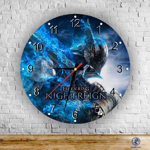Elden Ring Nightreign - Plagát okrúhle sklenené nástenné hodiny