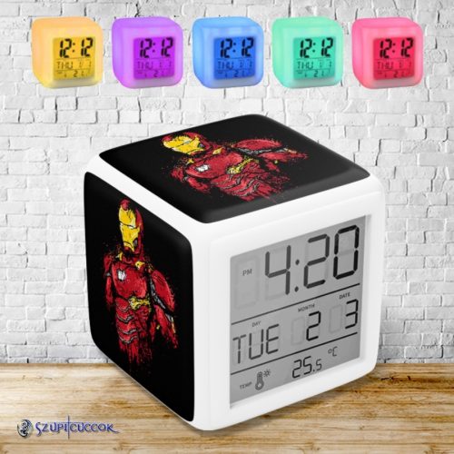 Marvel Iron Man svetelný budík