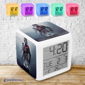 Ant-Man a Wasp Quantumania silueta svetelný budík