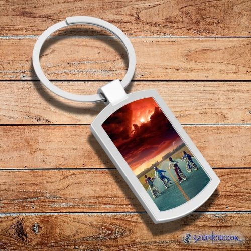Stranger Things - Mind Flayer kovová kľúčenka