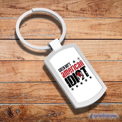Green Day - album American Idiot kovová kľúčenka