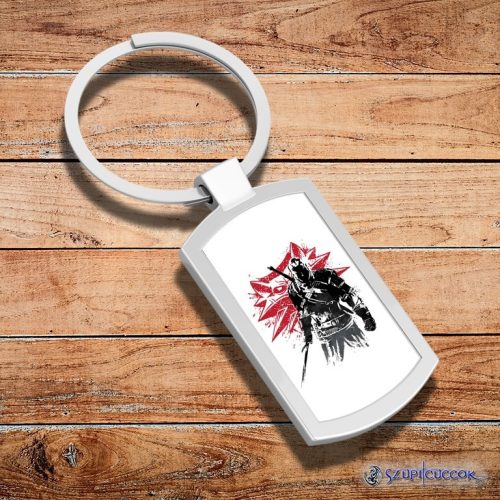 The Witcher kovová kľúčenka