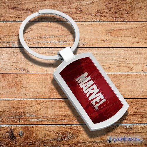 Marvel logo kovová kľúčenka