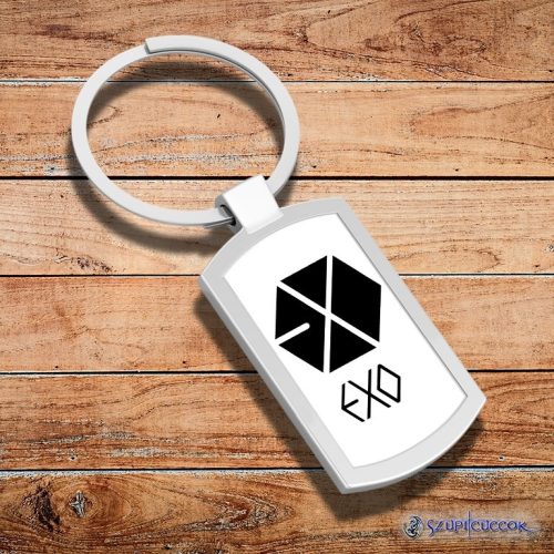 Exo logo kovová kľúčenka