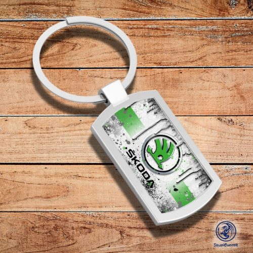 Škoda splash kovová kľúčenka