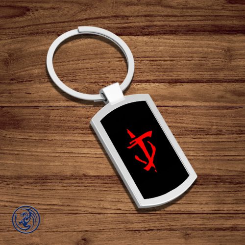 Doom - Symbol Doomslayera kovová kľúčenka