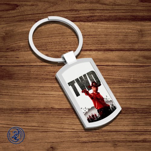 The Walking Dead kovová kľúčenka