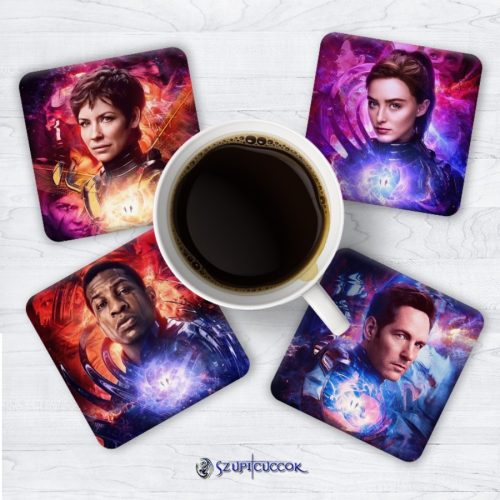 Súprava podložiek pod poháre Ant-Man a Wasp: Quantumania (4ks)