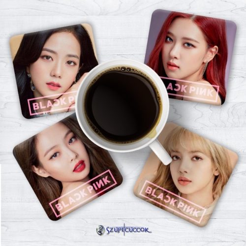 Súprava podložiek pod poháre BlackPink (4ks)