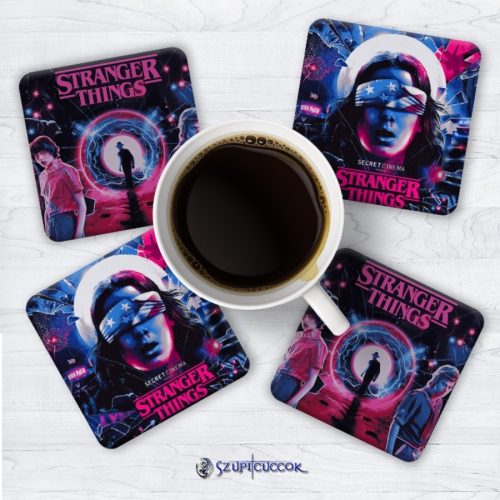 Súprava podložiek pod poháre Stranger Things - Univerese (4ks)