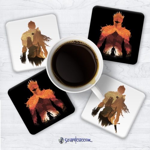 Súprava podložiek pod poháre Dark Souls Lord of Cinder (4ks)