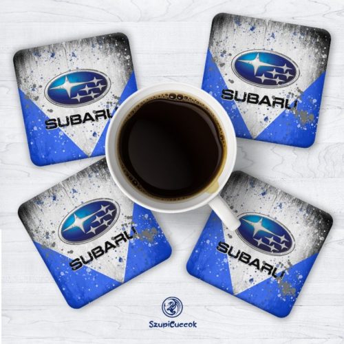 Súprava podložiek pod poháre Subaru splash (4ks)