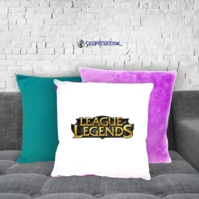   League of Legends logo plyšová obliečka na vankúš (viac farieb)