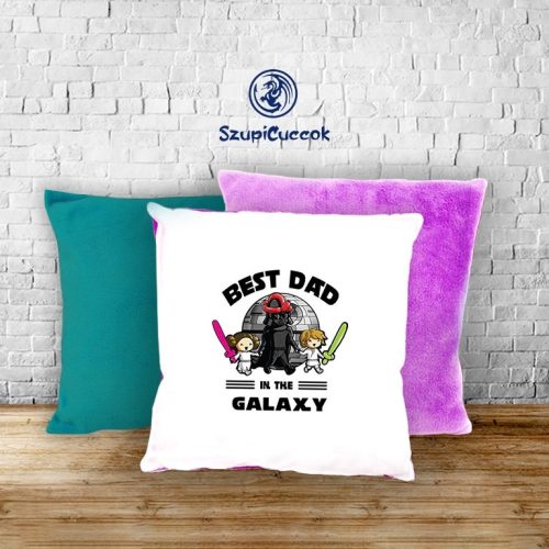 Best Dad in the Galaxy obliečka na vankúš (viac farieb)