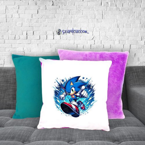 Sonic plyšová obliečka na vankúš (viac farieb)