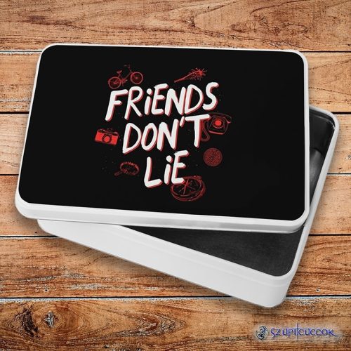 Stranger Things - Friends Don't Lie kovový sendvičový box (úložný box)