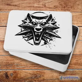   The Witcher Vlčia hlava kovový sendvičový box (úložný box)