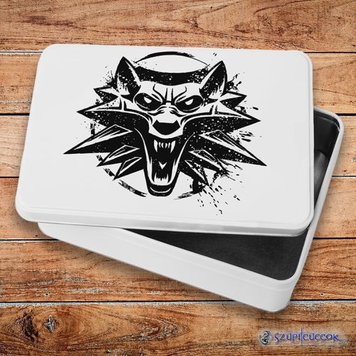The Witcher Vlčia hlava kovový sendvičový box (úložný box)
