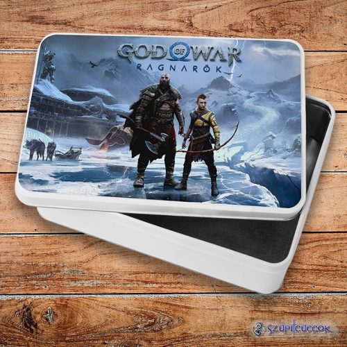 God of War - Ragnarök kovový sendvičový box (úložný box)