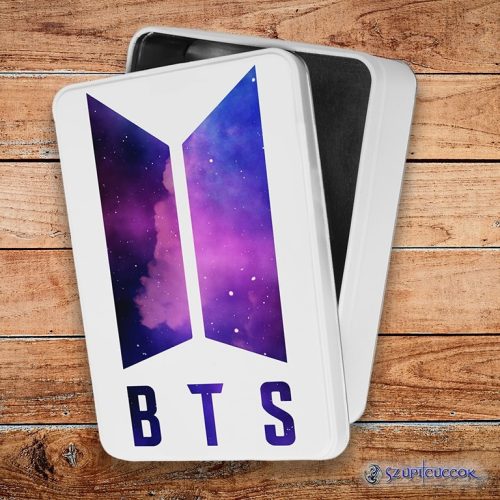 BTS Galaxy logo kovový sendvičový box (úložný box)