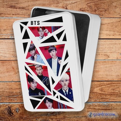 BTS mozaika kovový sendvičový box (úložný box)