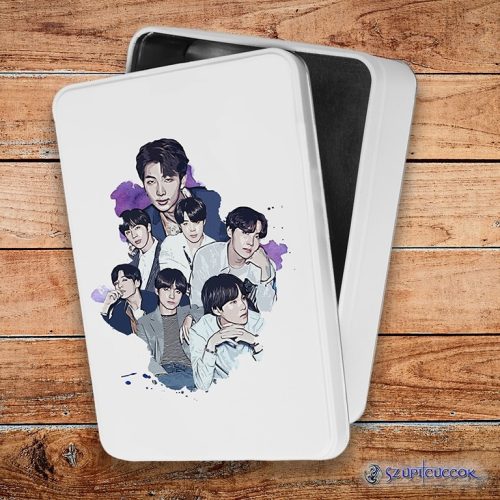 BTS tím kovový sendvičový box (úložný box)