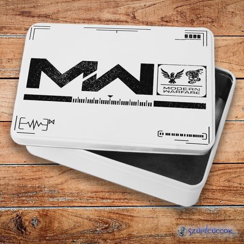 Call of Duty - Modern Warfare logo kovový sendvičový box (úložný box)