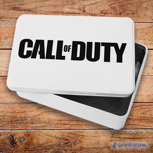 Call of Duty logo kovový sendvičový box (úložný box)