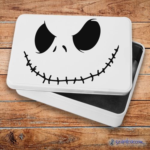Vianočná nočná mora - Jack Face kovový sendvičový box (úložný box)