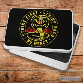   Cobra Kai - Black logo kovový sendvičový box (úložný box)