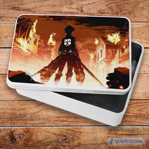 Attack on Titan - Eren kovový sendvičový box (úložný box)