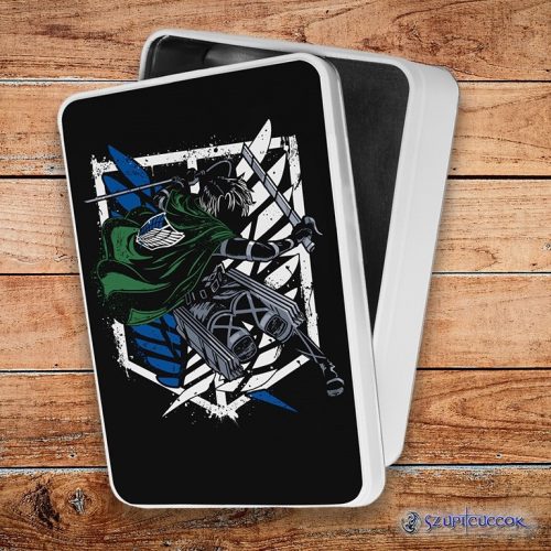 Attack on Titan - Levi kovový sendvičový box (úložný box)