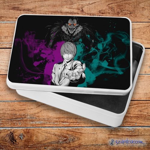Death Note - Kira a Ryuk kovový sendvičový box (úložný box)