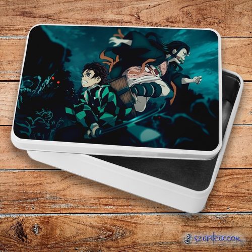 Demon Slayer - Tanjiro a Nezuko kovový sendvičový box (úložný box)