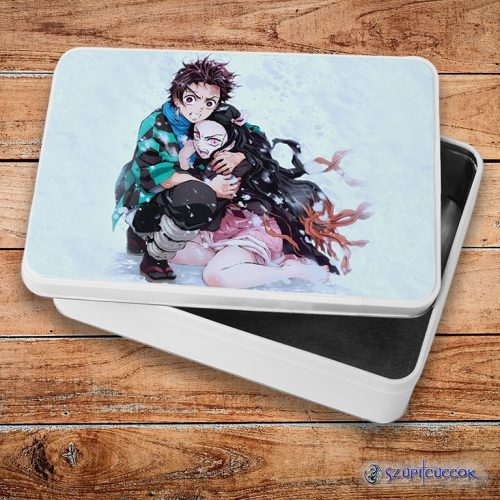 Demon Slayer - Nezuko a Tanjiro kovový sendvičový box (úložný box)