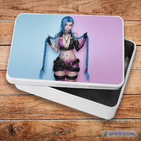  Arcane: League of Legends - Jinx kovový sendvičový box (úložný box)