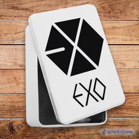 Exo logo kovový sendvičový box (úložný box)