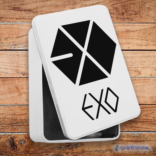 Exo logo kovový sendvičový box (úložný box)