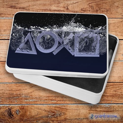 Playstation Voda kovový sendvičový box (úložný box)