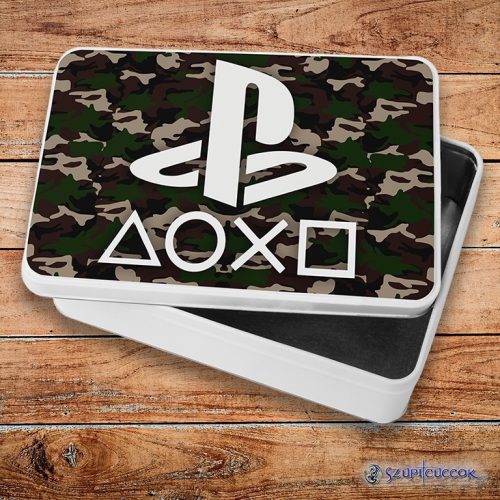 Playstation Vojenské kovový sendvičový box (úložný box)
