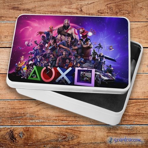 Playstation Exkluzívne kovový sendvičový box (úložný box)