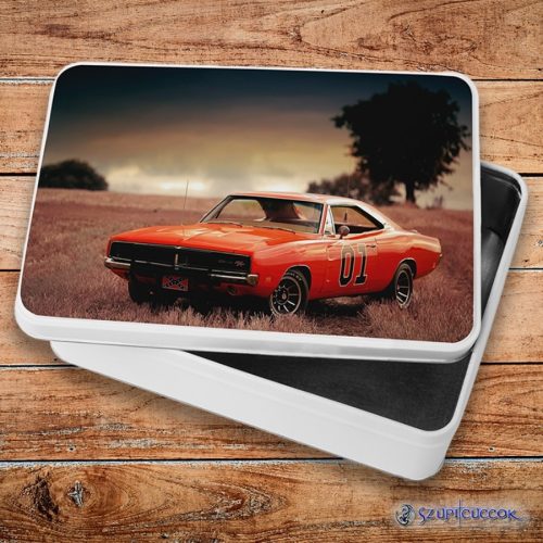 Vojvodovia Hazzardu Dodge Charger kovový sendvičový box (úložný box)
