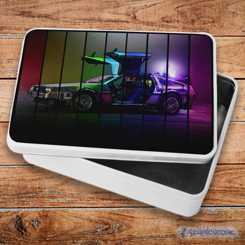 Návrat do budúcnosti De Lorean kovový sendvičový box (úložný box)