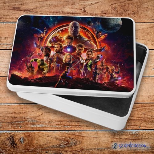 Marvel Avengers postavy kovový sendvičový box (úložný box)