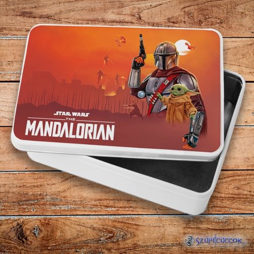 The Mandalorian kovový sendvičový box (úložný box)