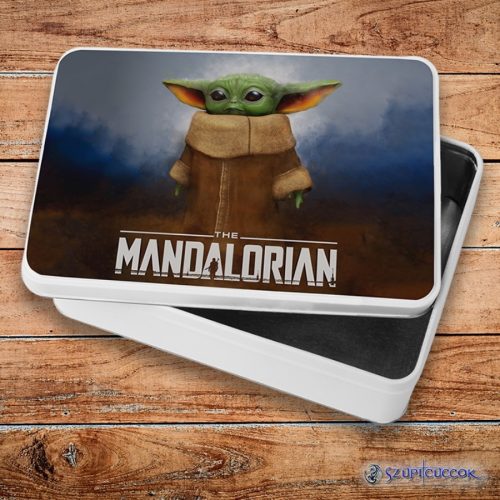 The Mandalorian Baby Yoda (Grogu) kovový sendvičový box (úložný box)